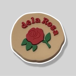𝅺🌹De La Rosa mazapan croc charm